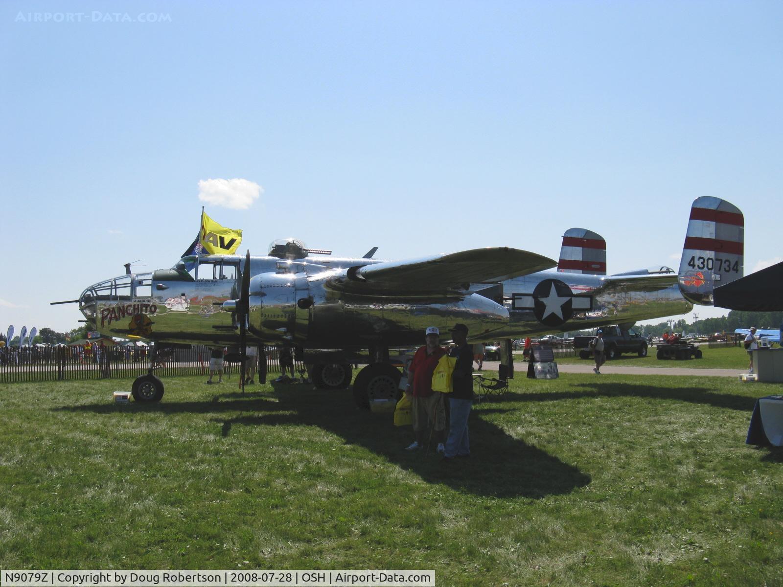 N9079Z, 1944 North American TB-25N Mitchell C/N 108-34009, 1944 North American TB-25N MITCHELL 'Panchito', two Wright R-2600 1,700 Hp each, Limited class