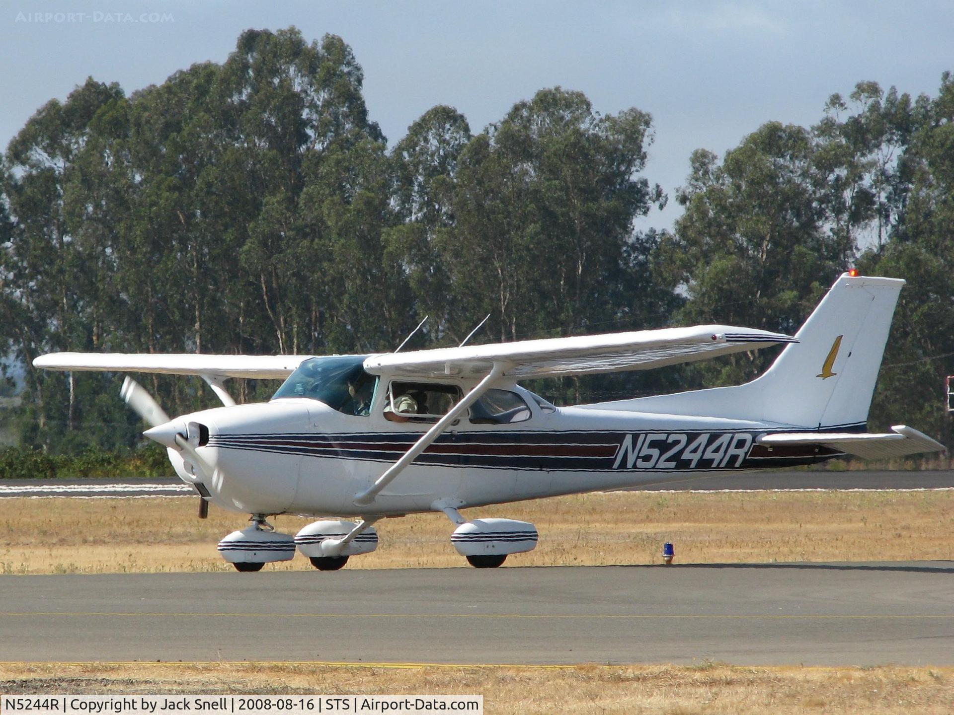 N5244R, 1974 Cessna 172M C/N 17263458, Displayed at the 2008 Wings Over Wine Country Air Show