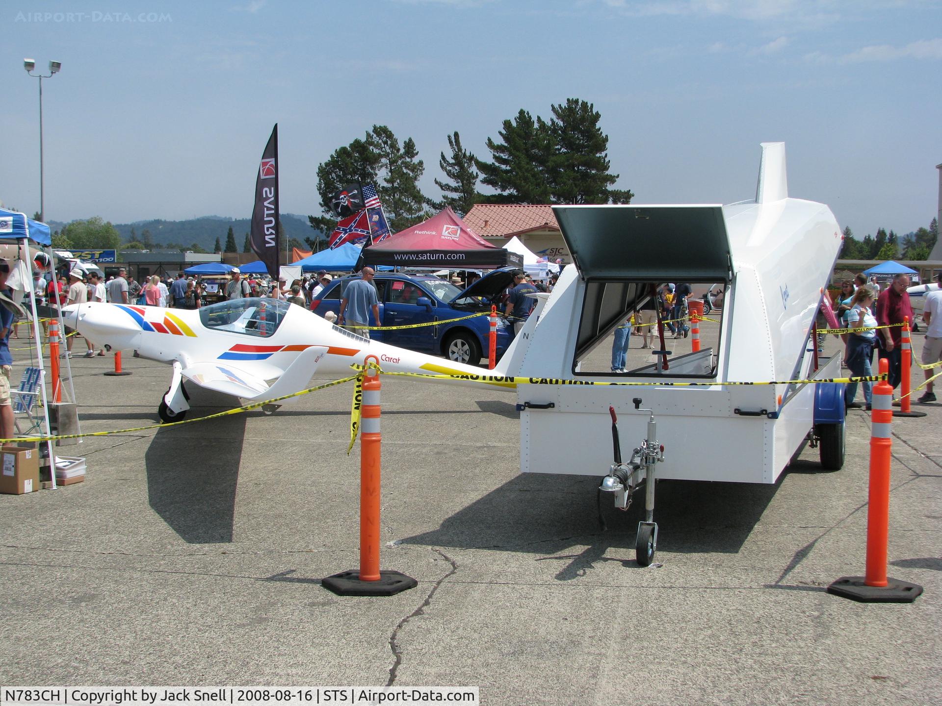 N783CH, 2007 AMS-Flight Carat A C/N CA027, Displayed at the 2008 Wings Over Wine Country Air Show