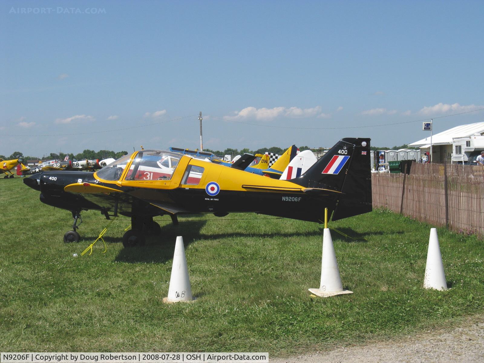 N9206F, 1974 Scottish Aviation Bulldog Series 120 Model 125 C/N BH120/298, 1975 Scottish Aviation 120 BULLDOG, Lycoming AEIO-A1B6 200 Hp aerobatic