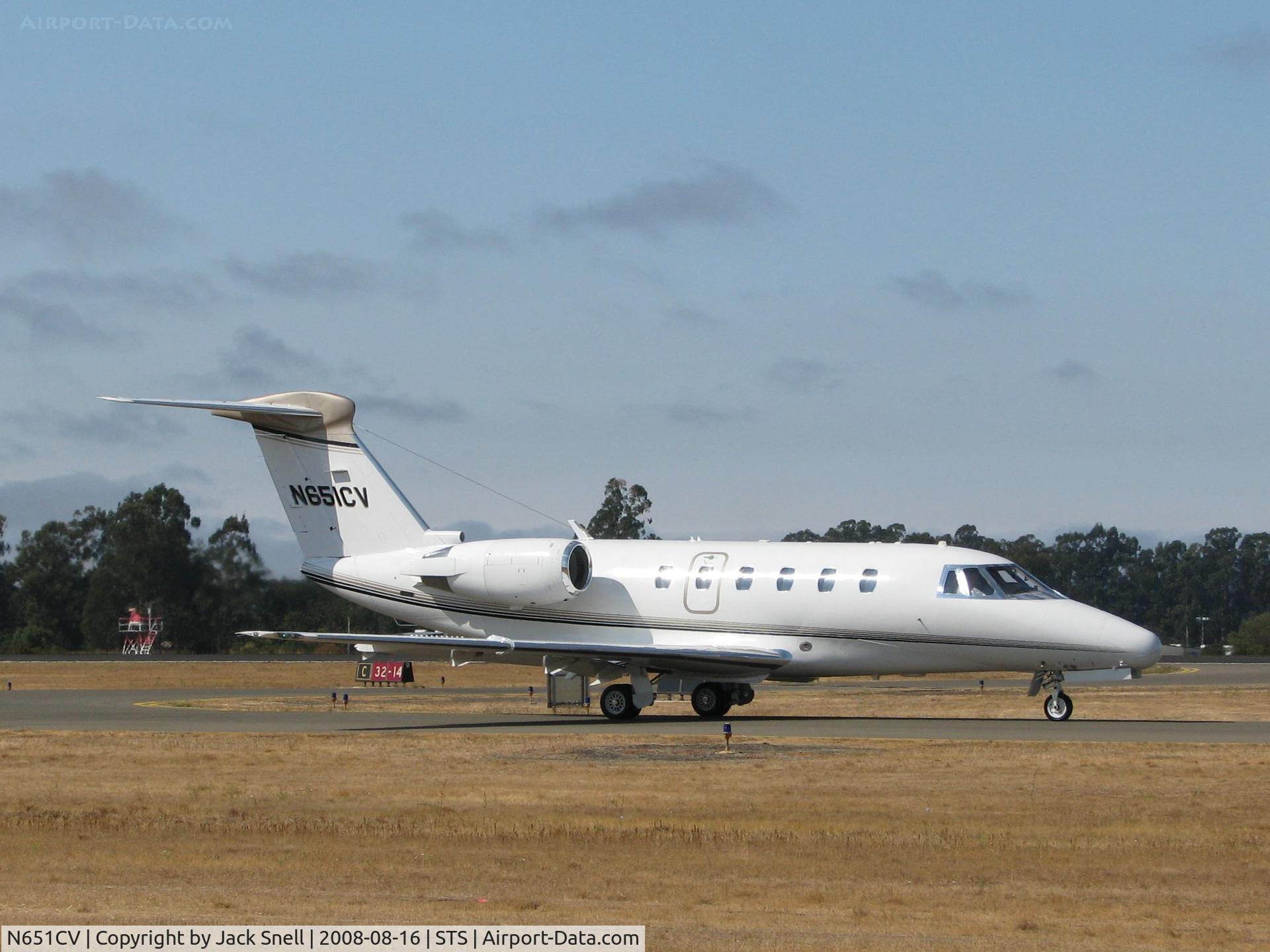 N651CV, Cessna 650 C/N 650-0036, Displayed at the 2008 Wings Over Wine Country Air Show