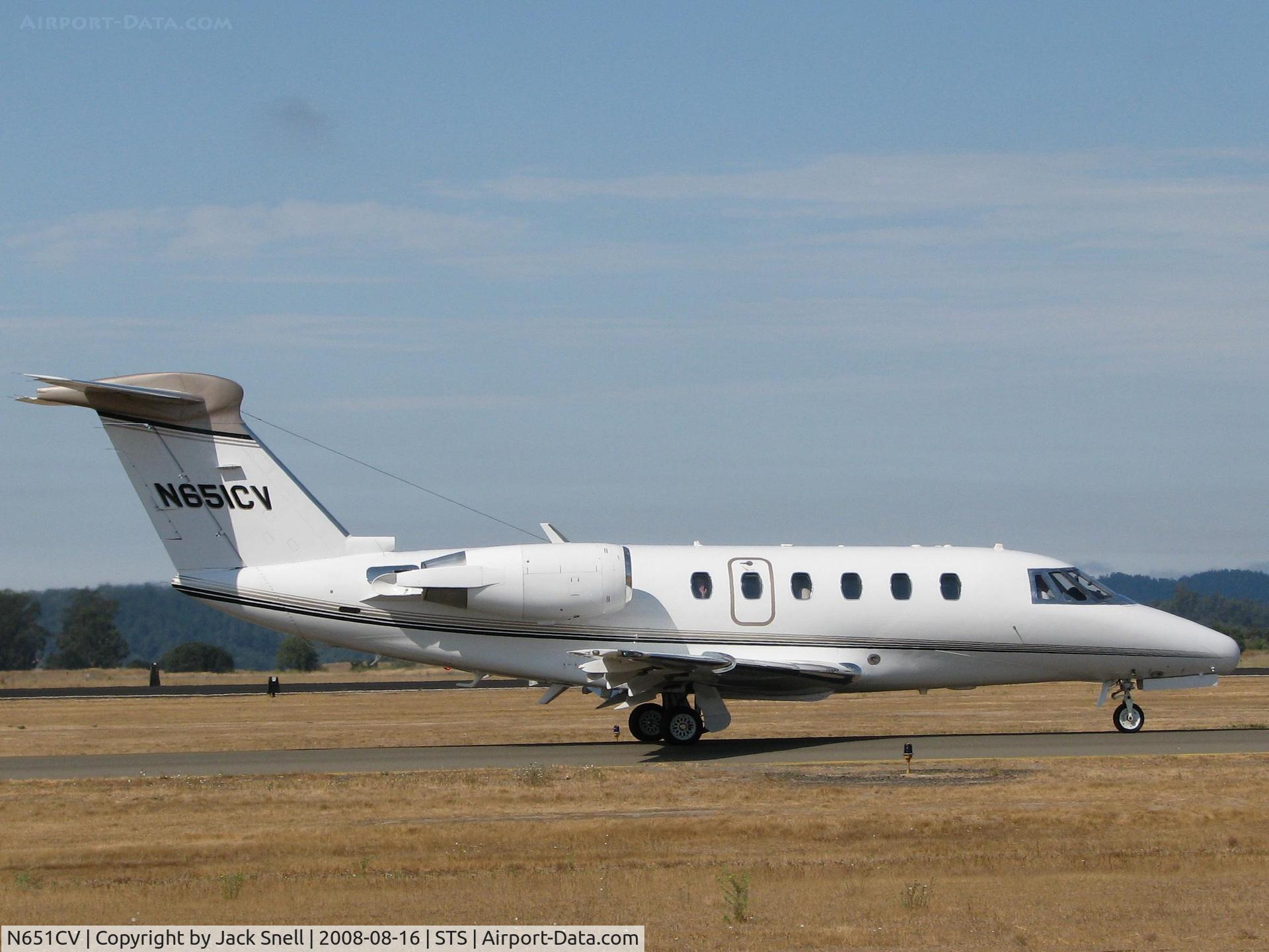 N651CV, Cessna 650 C/N 650-0036, Displayed at the 2008 Wings Over Wine Country Air Show