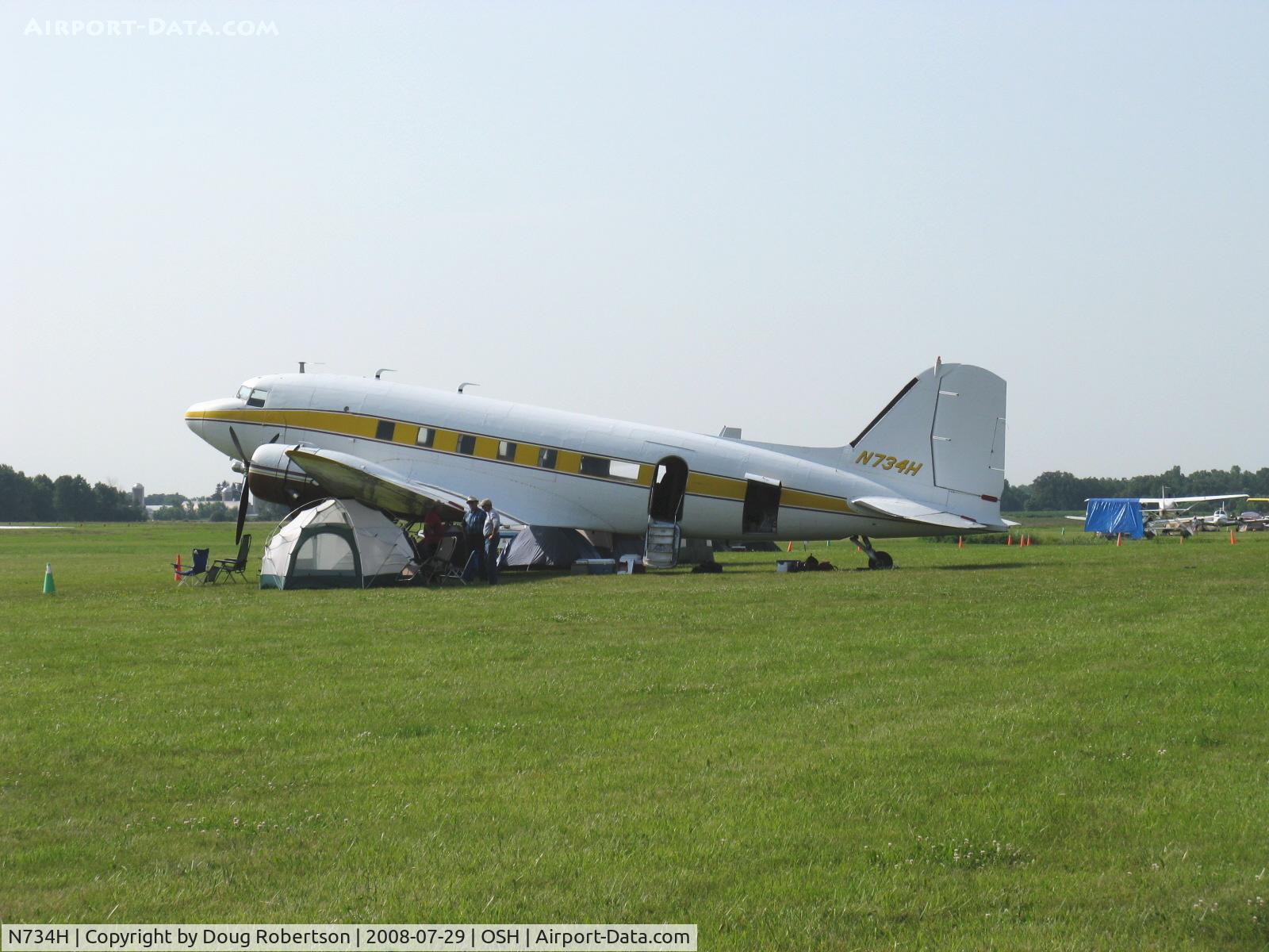 N734H, 1942 Douglas DC-3 (C-47-DL) C/N 4727, 1949 Douglas DC-3, two P&W R-1830s 1,200 Hp each