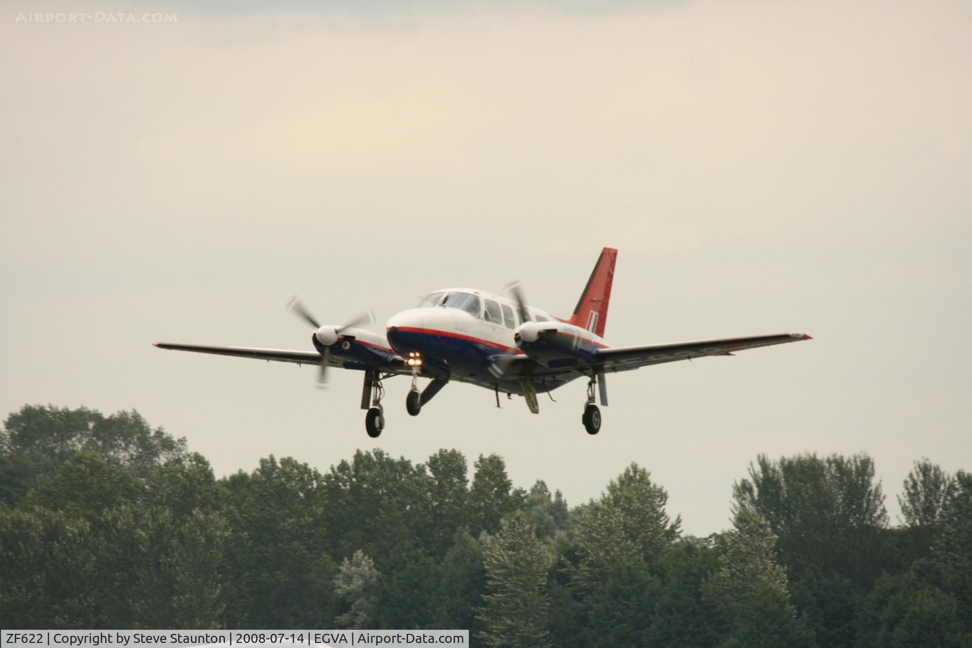 ZF622, 1980 Piper PA-31-350 Navajo Chieftain C/N 31-8052033, Taken at the Royal International Air Tattoo 2008 during arrivals and departures (show days cancelled due to bad weather)