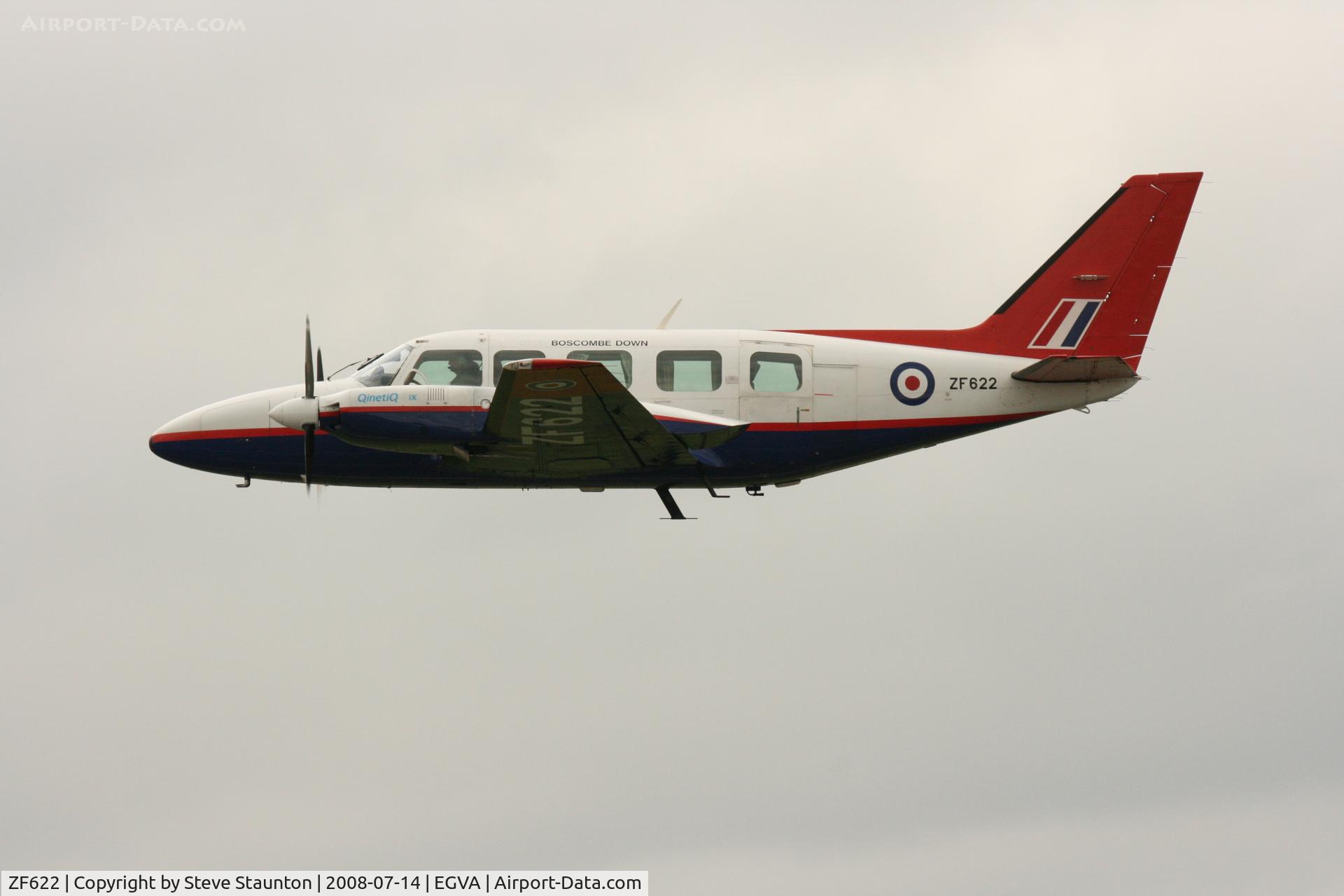 ZF622, 1980 Piper PA-31-350 Navajo Chieftain C/N 31-8052033, Taken at the Royal International Air Tattoo 2008 during arrivals and departures (show days cancelled due to bad weather)