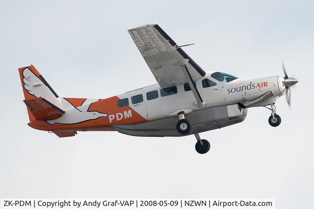 ZK-PDM, Cessna 208 Caravan 1 C/N 20800240, Sounds Air C208