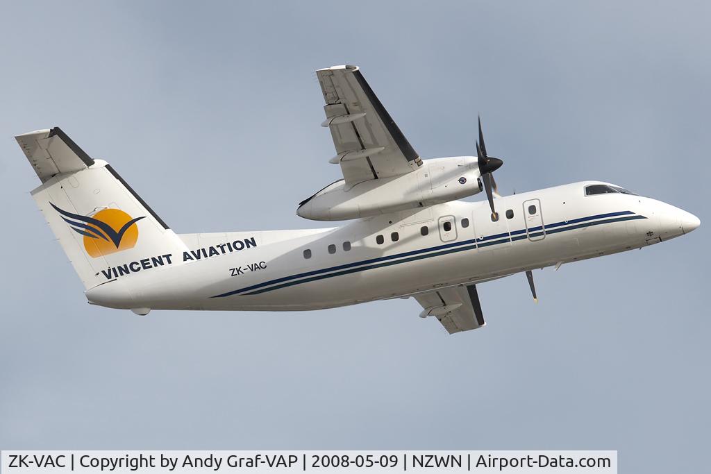 ZK-VAC, 1986 De Havilland Canada DHC-8-102 Dash 8 C/N 060, Vincent Aviation DHC8-100