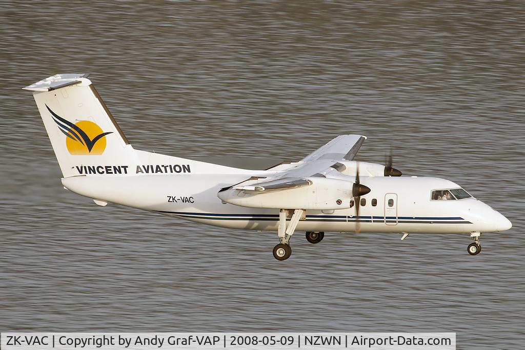 ZK-VAC, 1986 De Havilland Canada DHC-8-102 Dash 8 C/N 060, Vincent Aviation DHC8-100
