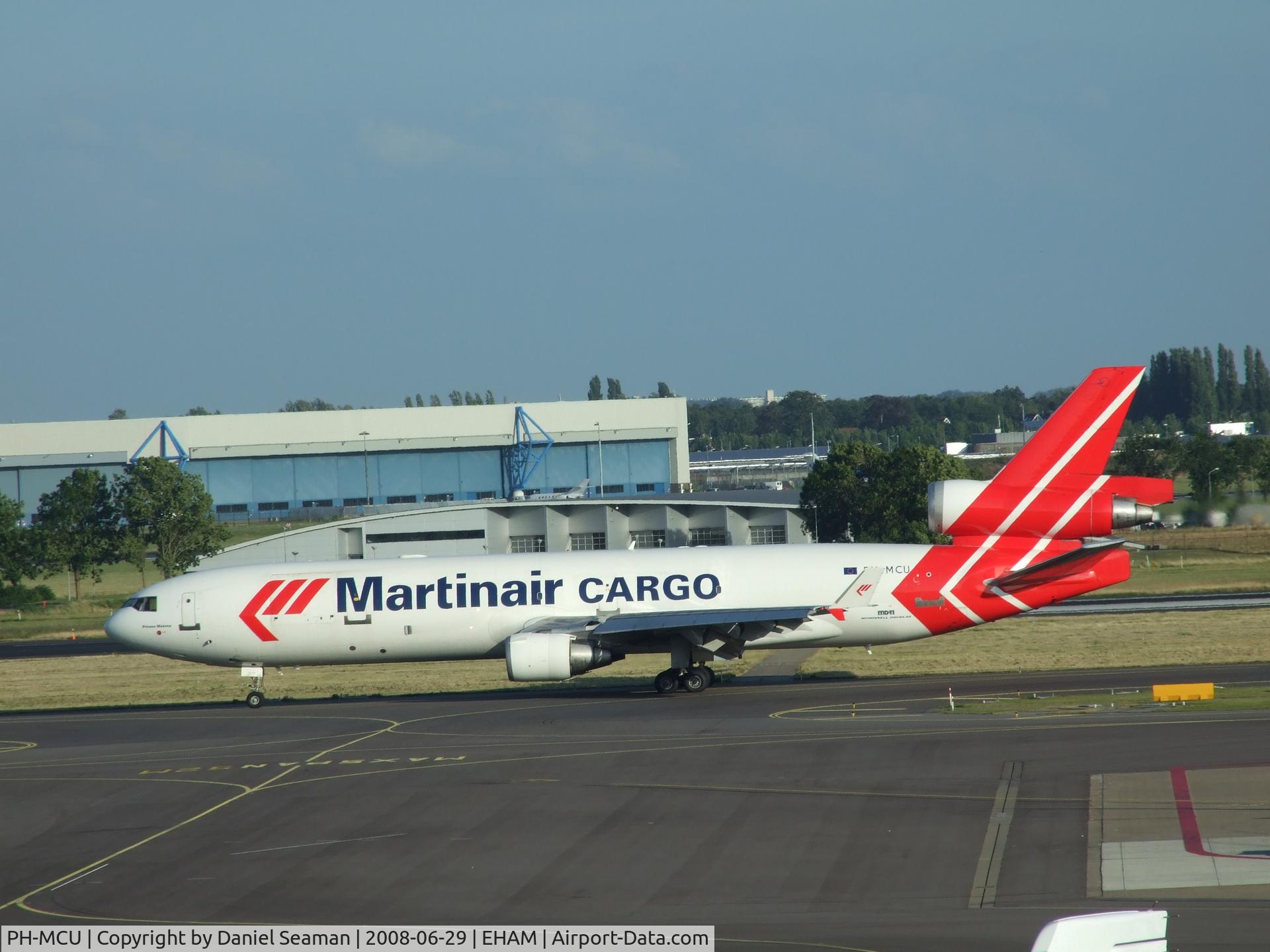 PH-MCU, 1996 McDonnell Douglas MD-11F C/N 48757, taxing for takeoff