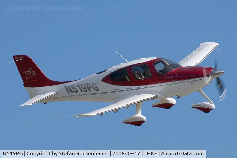 N519PG, 2008 Cirrus SR22 G3 GTSX Perspective C/N 2992, Cirrus SR22