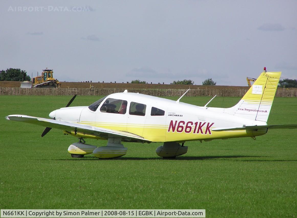 N661KK, 1987 Piper PA-28-181 Archer II C/N 2890028, PA-28 visiting Sywell