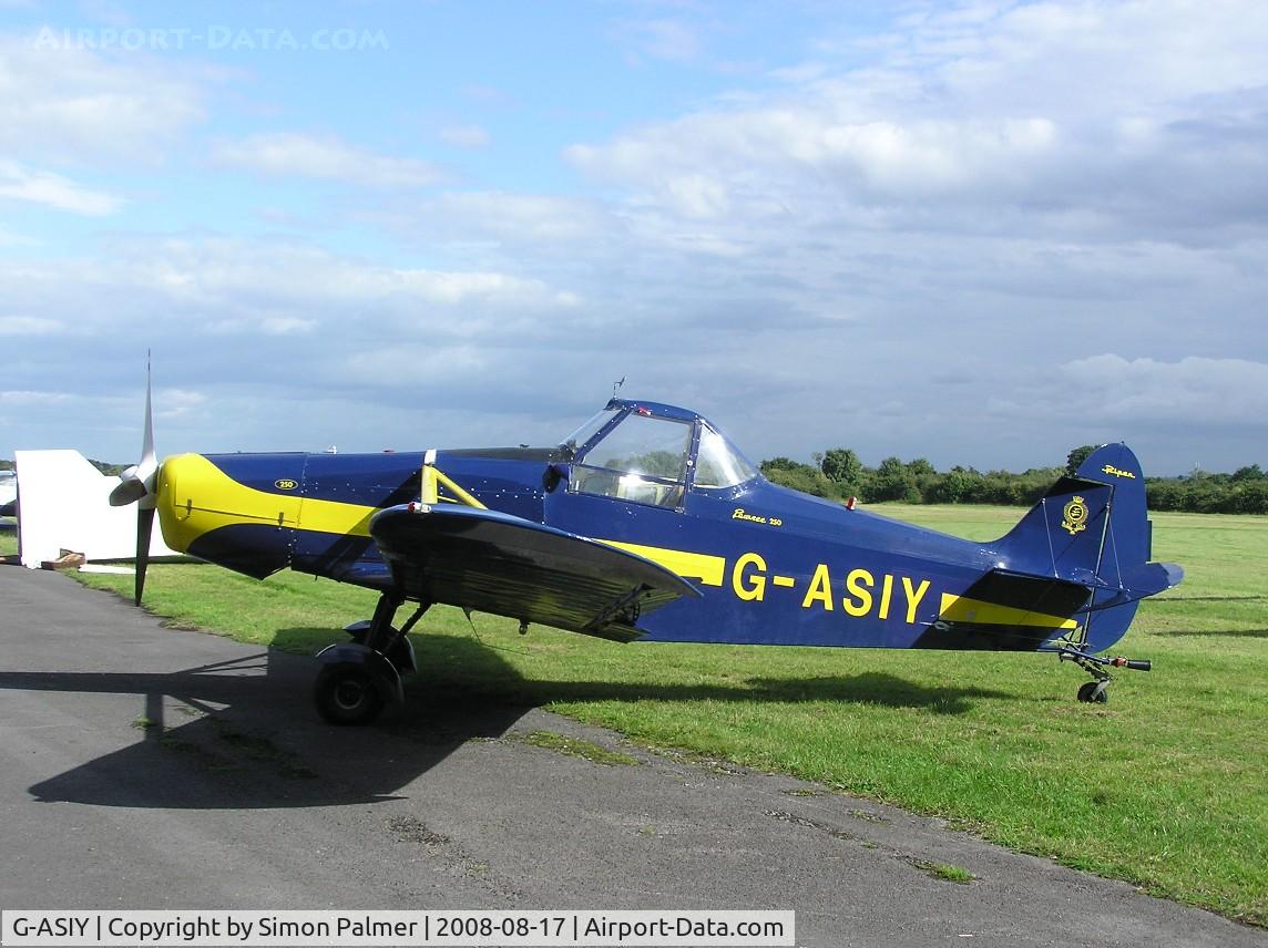G-ASIY, 1963 Piper PA-25-235 Pawnee C/N 25-2446, Pawnee glider-tug at Bicester