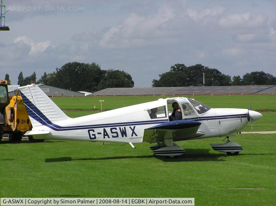 G-ASWX, 1964 Piper PA-28-180 Cherokee C/N 28-1932, Cherokee visiting Sywell
