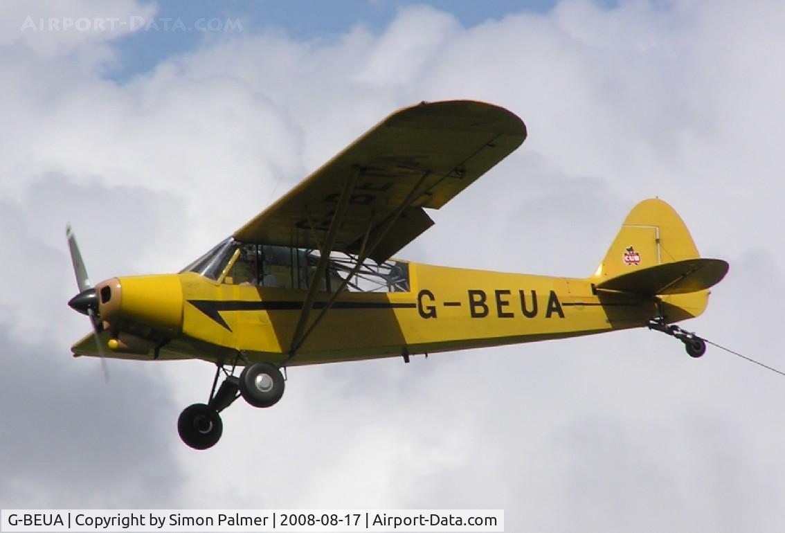G-BEUA, 1964 Piper PA-18-150 Super Cub C/N 18-8212, Super Cub glider-tug at Dunstable