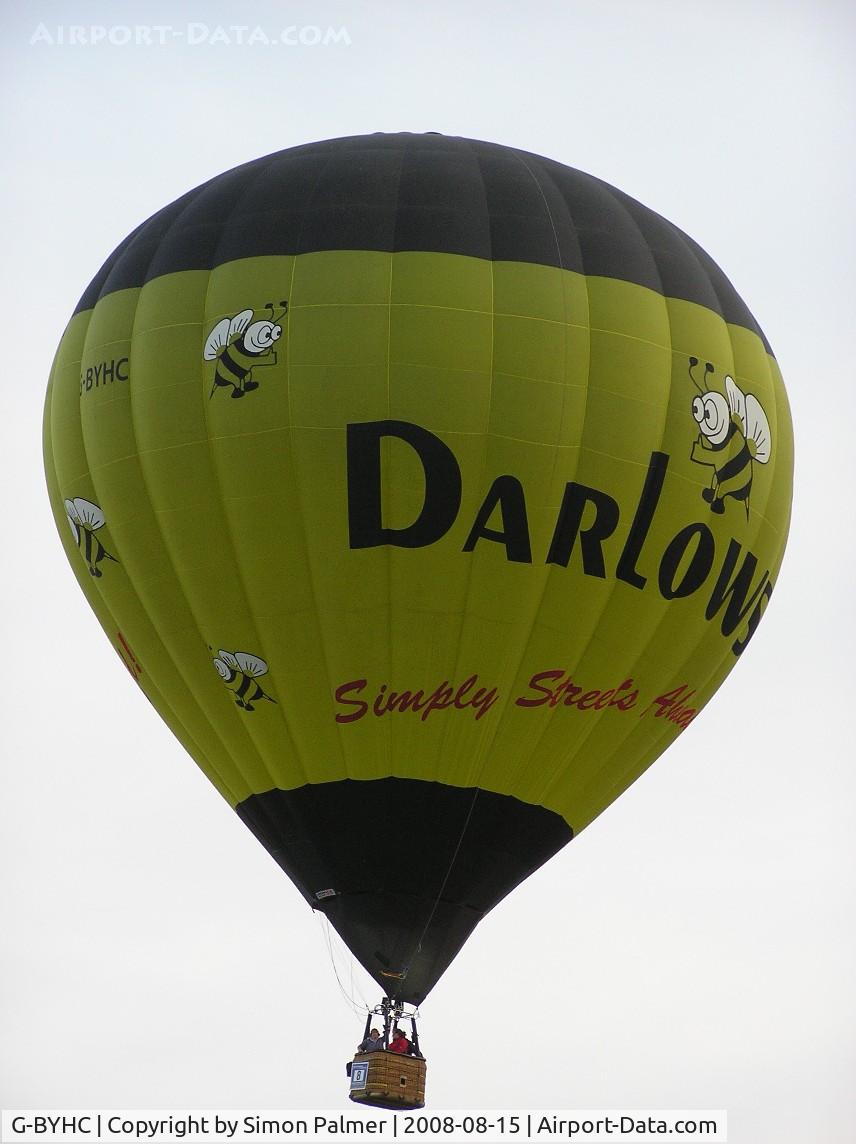 G-BYHC, 1999 Cameron Balloons Z-90 C/N 4555, Hot air balloon at Northampton Balloon Festival