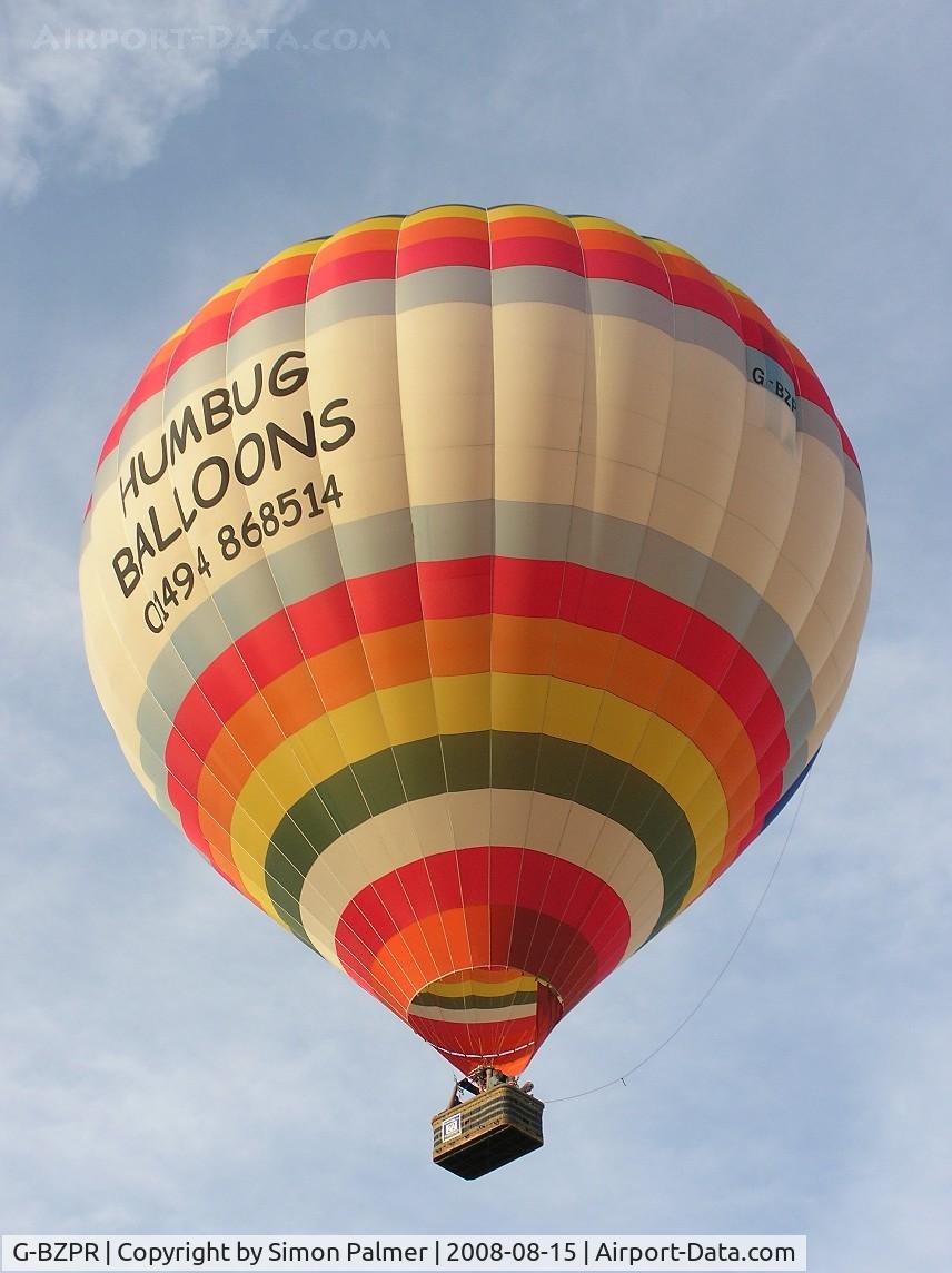 G-BZPR, 2001 UltraMagic N-210 C/N 210/14, Colourful balloon at Northampton