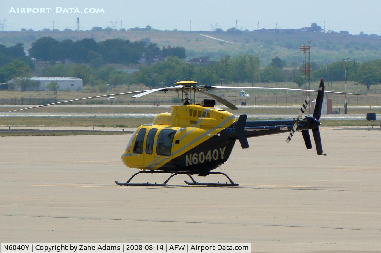 N6040Y, 1999 Bell 407 C/N 53371, At Alliance Ft. Worth