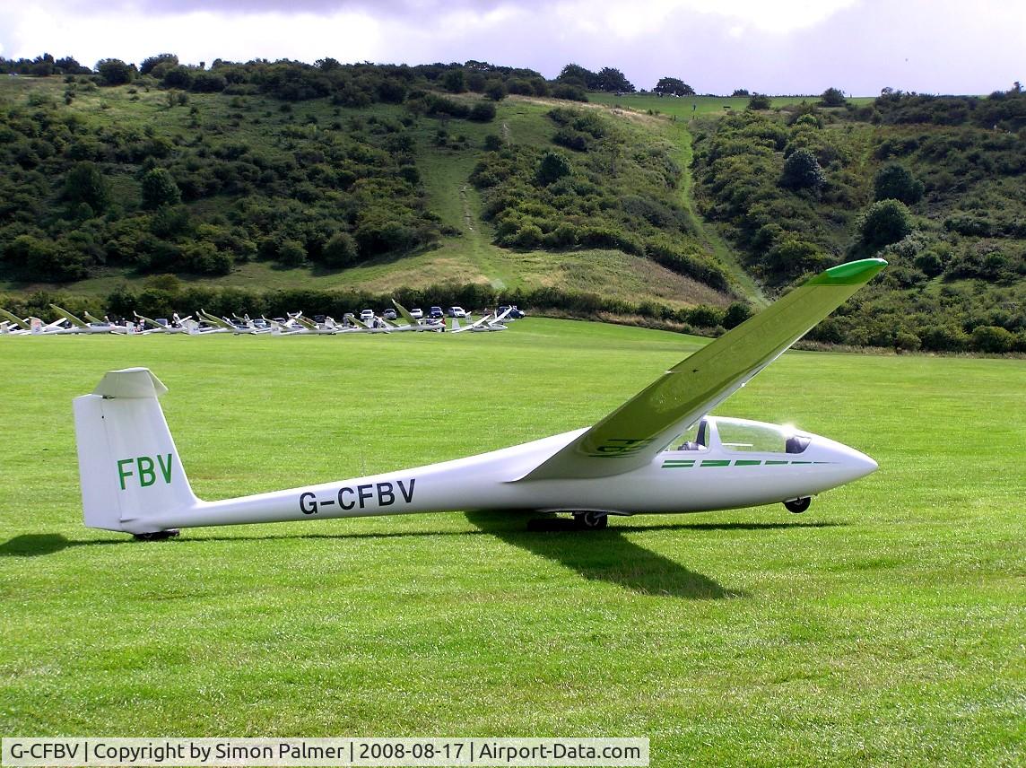 G-CFBV, 1985 Schleicher ASK-21 C/N 21223, Schleicher ASK-21 of the London Gliding Club at Dunstable