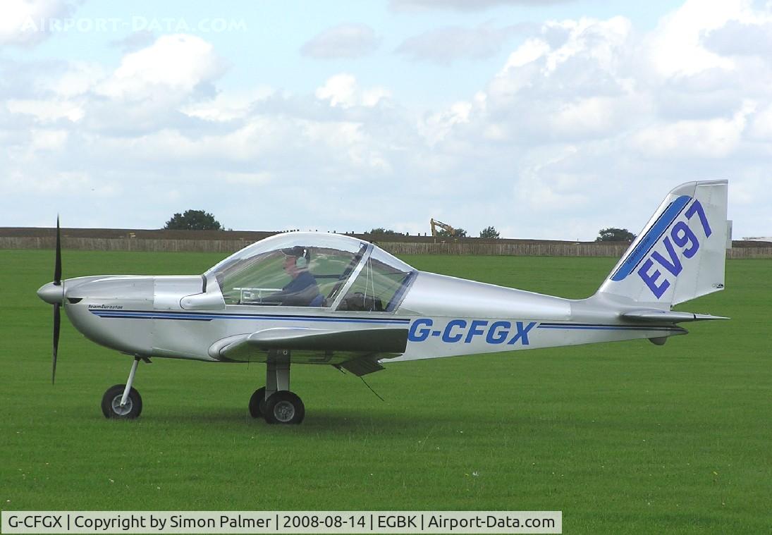 G-CFGX, 2008 Cosmik EV-97 TeamEurostar UK C/N 3212, Eurostar visiting Sywell