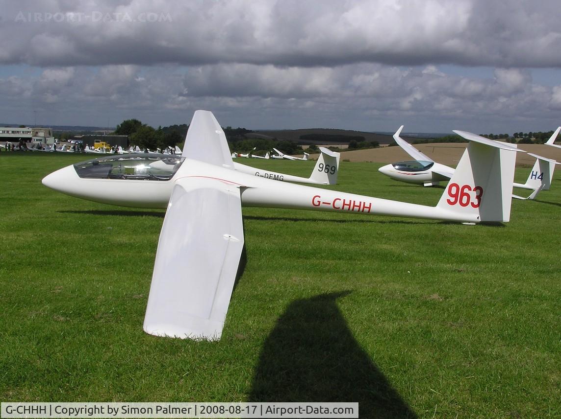 G-CHHH, 1992 Rolladen-Schneider LS-6c C/N 6289, LS6 Glider at Dunstable