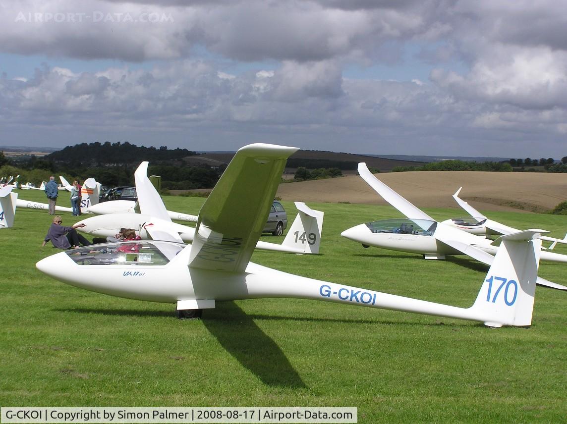 G-CKOI, 2006 Sportine Aviacija LAK-17AT C/N 183, LAK 17 at Dunstable