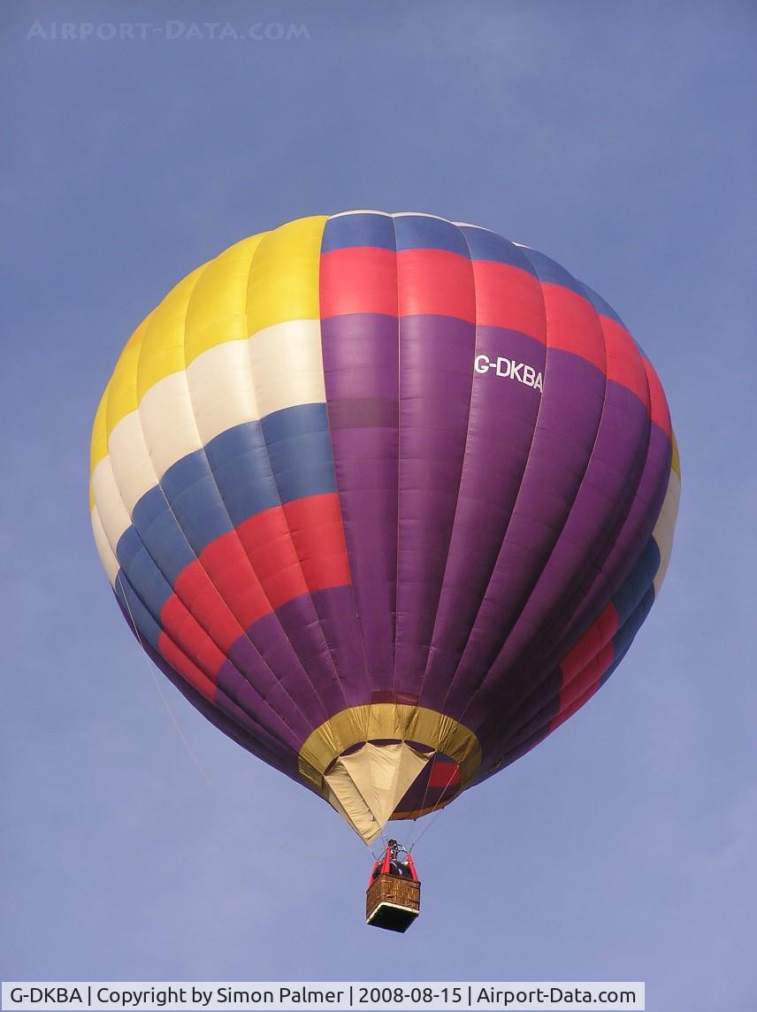 G-DKBA, 1993 Dolgoprudnenskogo Design Bureau Of Automation DKBA AT 0301-0 C/N 013.07.93, Russian-built balloon at the 2008 Northampton Balloon Festival