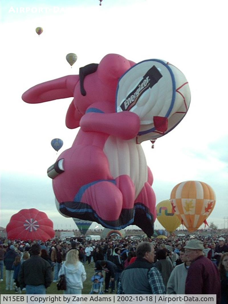 N15EB, 1999 Aerostar International Inc BUNY C/N BUNY-3002, Energizer Bunny Hot Air Balloon at 2002 Albuquerque Balloon Fiesta
