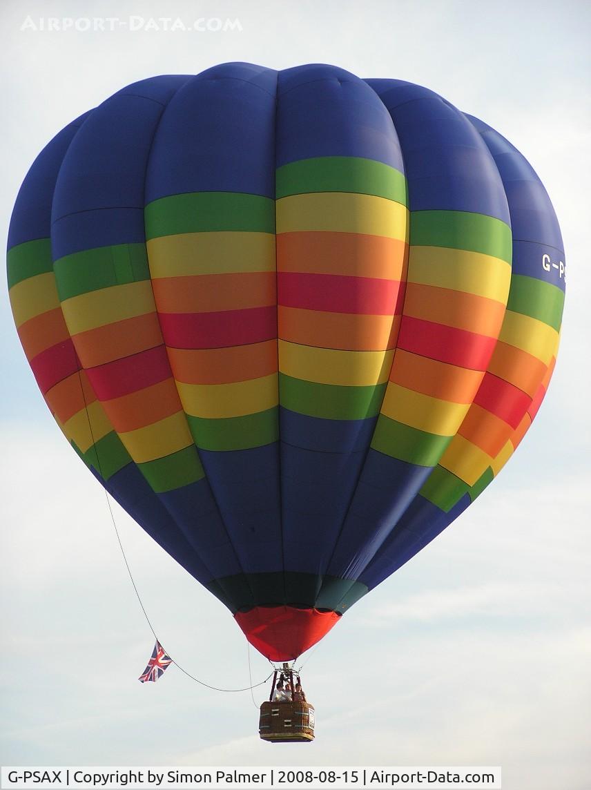 G-PSAX, 2003 Lindstrand Balloons Ltd LBL 77B C/N 960, Hot-air balloon at Northampton