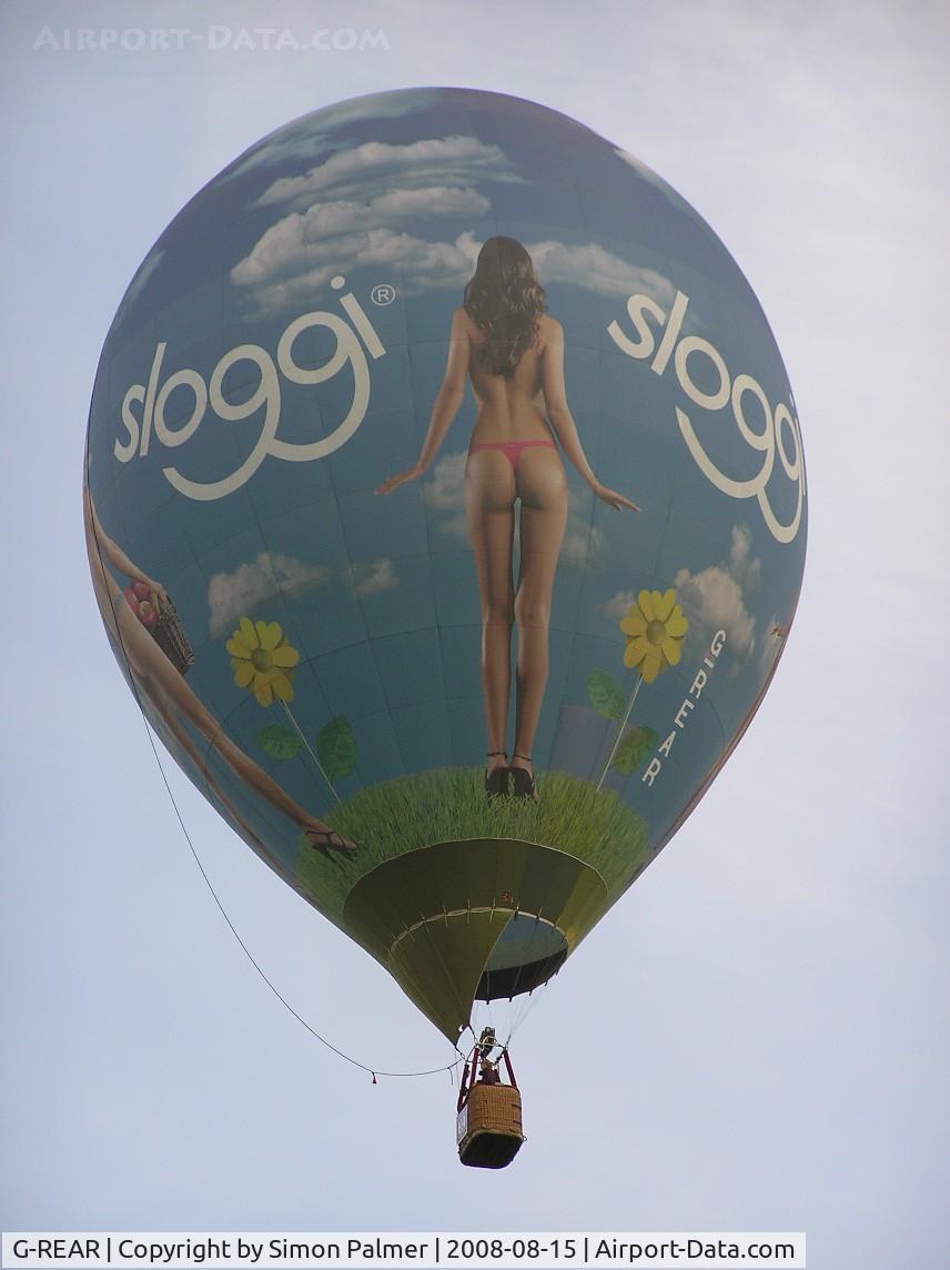 G-REAR, 2004 Lindstrand Balloons LBL 69X C/N 977, Hot-air balloon sponsored by Sloggi at Northampton
