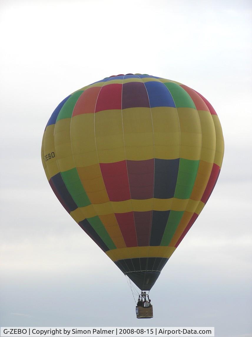 G-ZEBO, 1992 Thunder & Colt Ax8-105 S2 C/N 2197, Thunder Ax8-105 balloon at Northampton