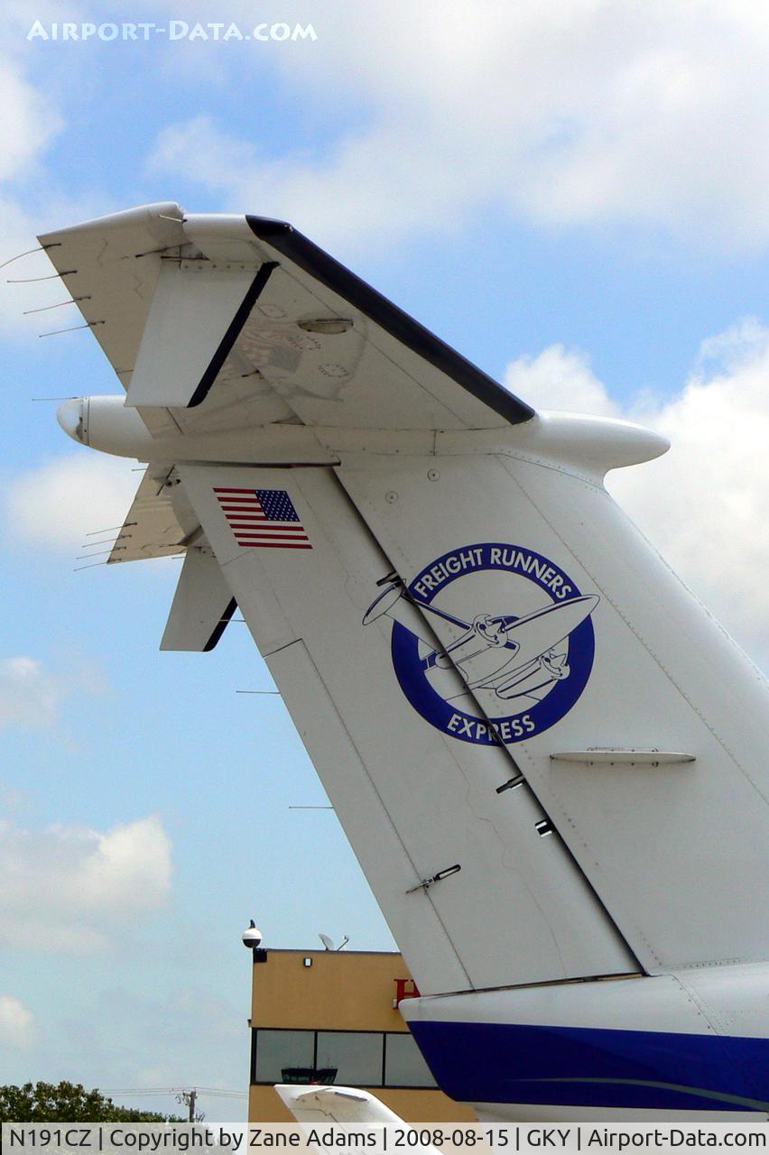 N191CZ, 1986 Beech 1900C C/N UB-59, At Arlington Municipal