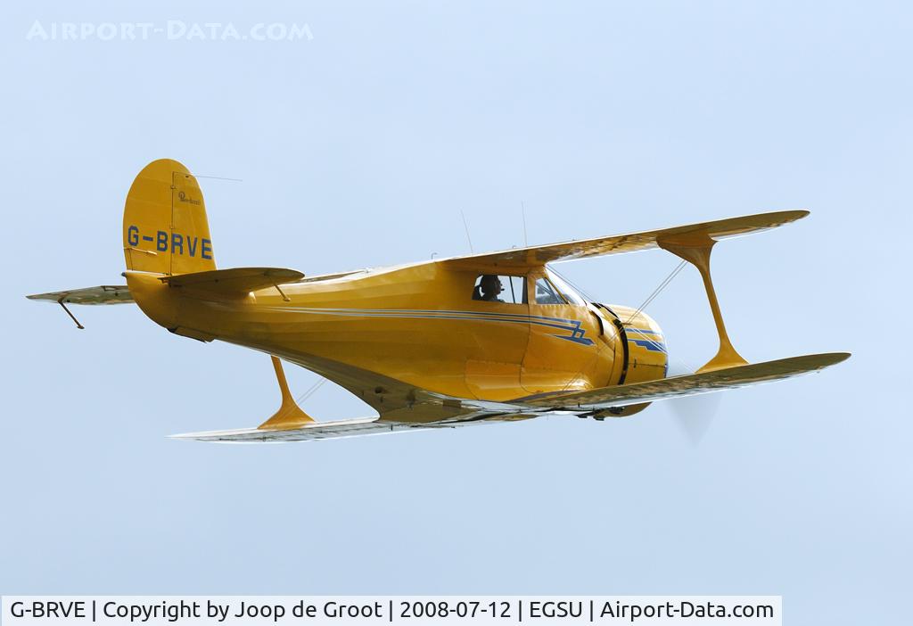 G-BRVE, 1945 Beech D17S Staggerwing C/N 6701, participant of the Flying Legends 2008