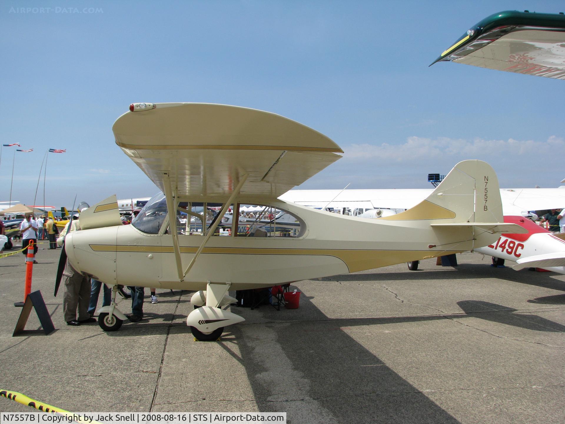 N7557B, 1957 Champion 7FC C/N 7FC-59, Displayed at the 2008 Wings Over Wine Country Air Show