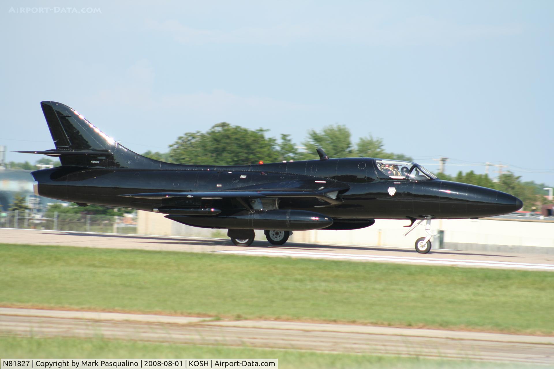 N81827, Hawker Hunter T75A C/N 41H-670829 see comment, Hawker Hunter T 75