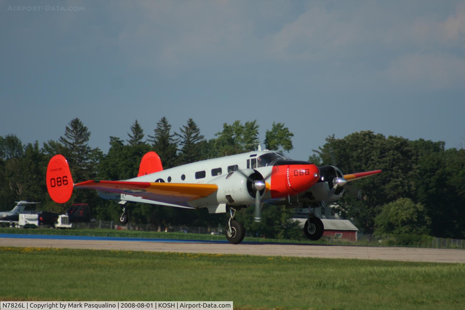 N7826L, 1951 Beech TC-45G C/N AF-86, Beech TC-45G