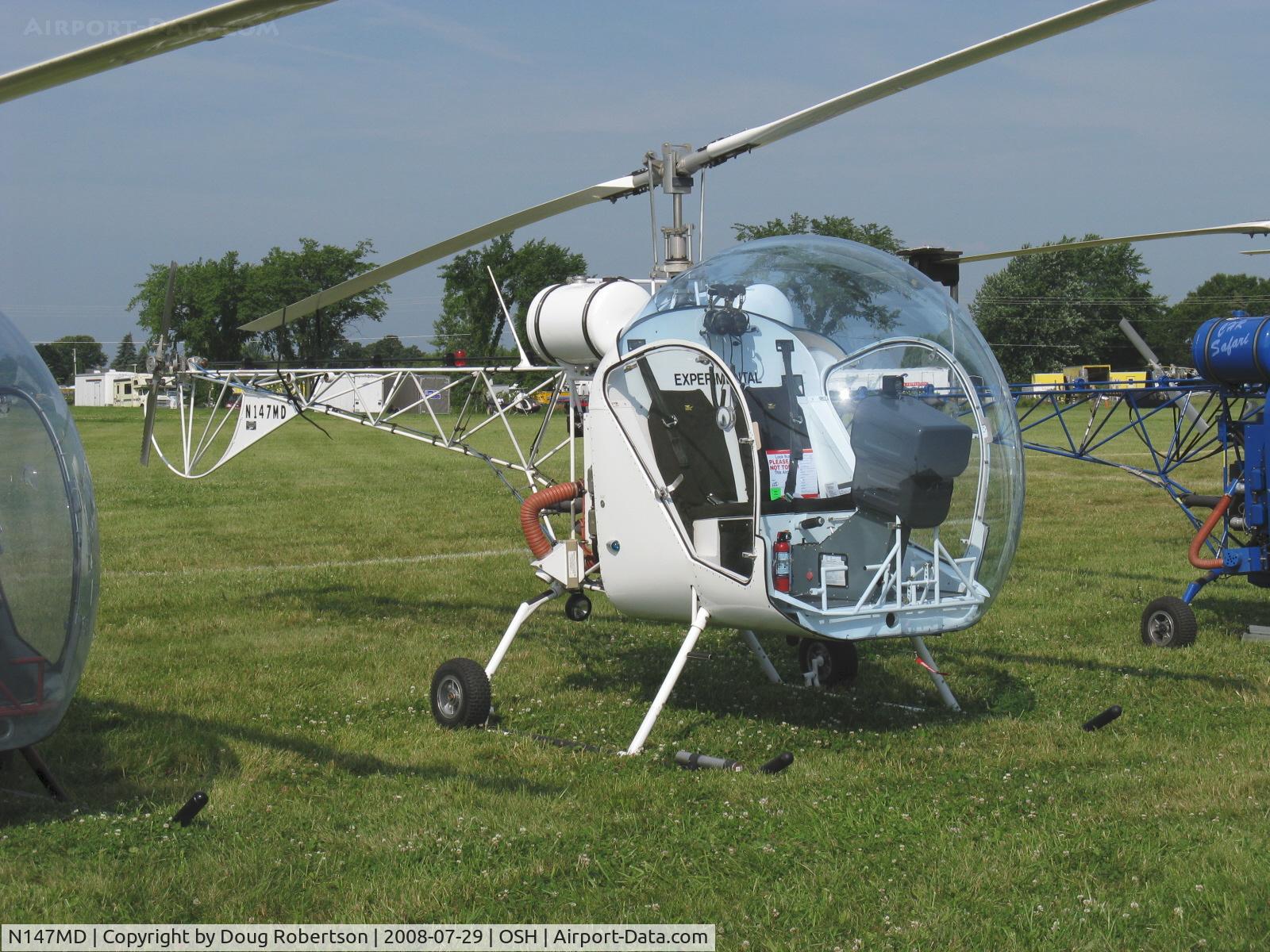N147MD, 2006 Canadian Home Rotors Safari C/N 2129, 2006 Gauchat SAFARI, Superior O-360