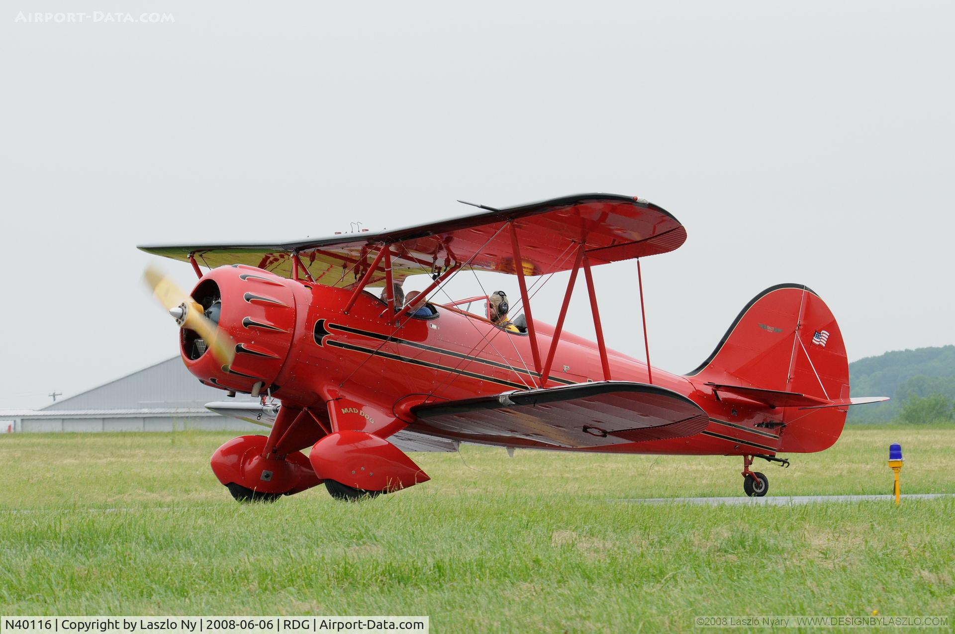 N40116, Classic Aircraft Corp WACO YMF C/N F5-024, Old folks sharing the front seat!