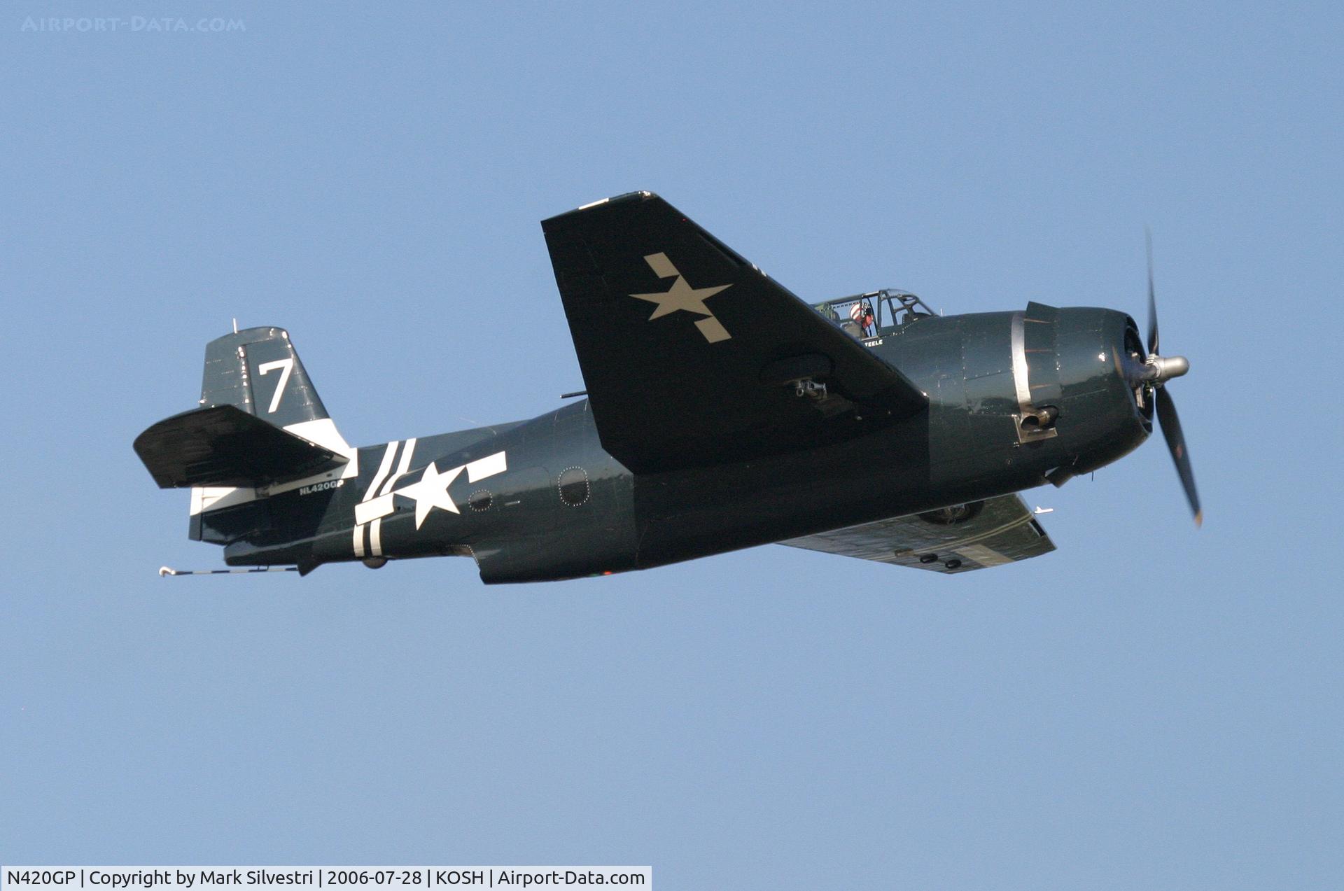 N420GP, 1944 Grumman TBM-3 Avenger C/N 53420, Oshkosh 2006