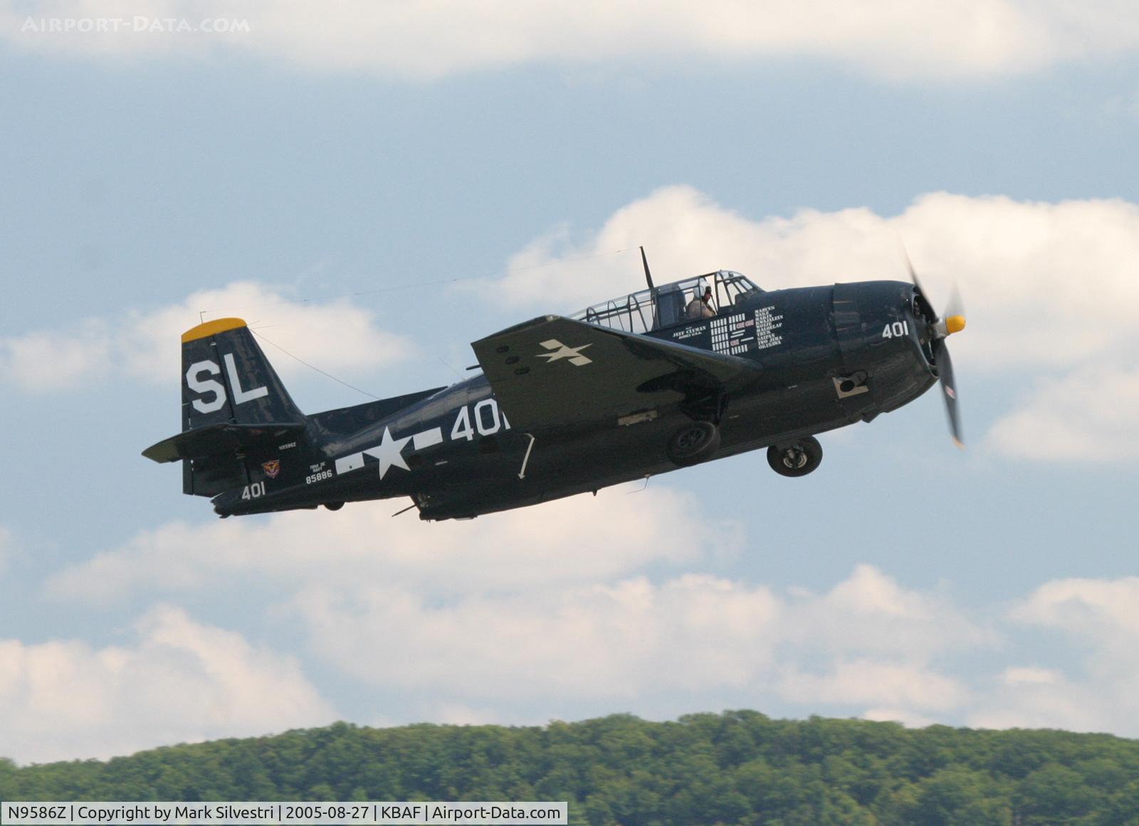 N9586Z, 1945 Grumman TBM-3E Avenger C/N 85886, 2005 Barnes ANG