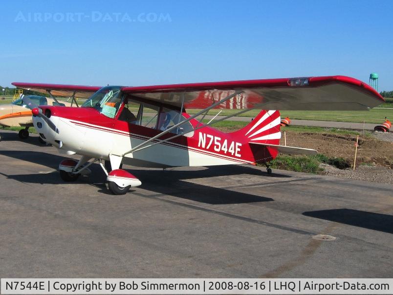 N7544E, 1946 Aeronca 7AC Champion C/N 7AC-2726, On the ramp at Lancaster, Ohio