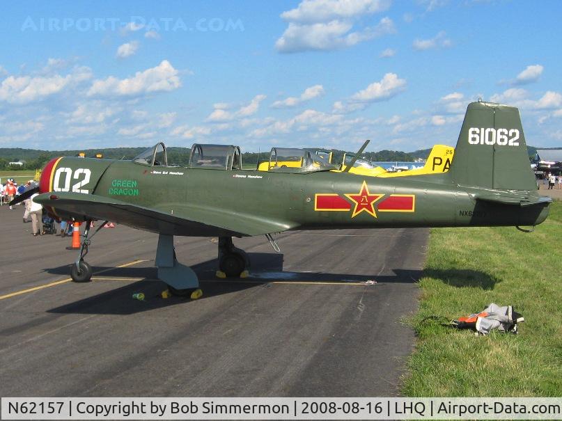 N62157, Nanchang CJ-6A C/N 2751259, On display at Wings of Victory airshow - Lancaster, Ohio