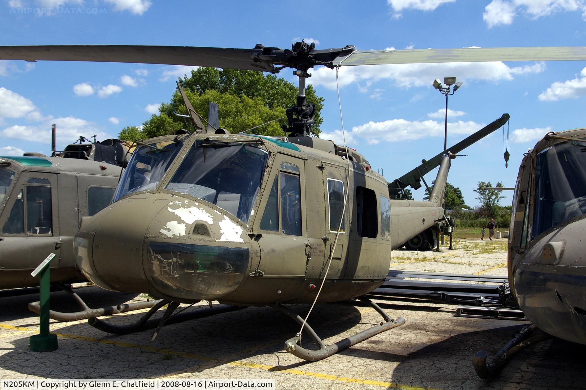 N205KM, Bell UH-1H Iroquois C/N 5816 (66-16122), At the Russell Military Museum, Russell, IL