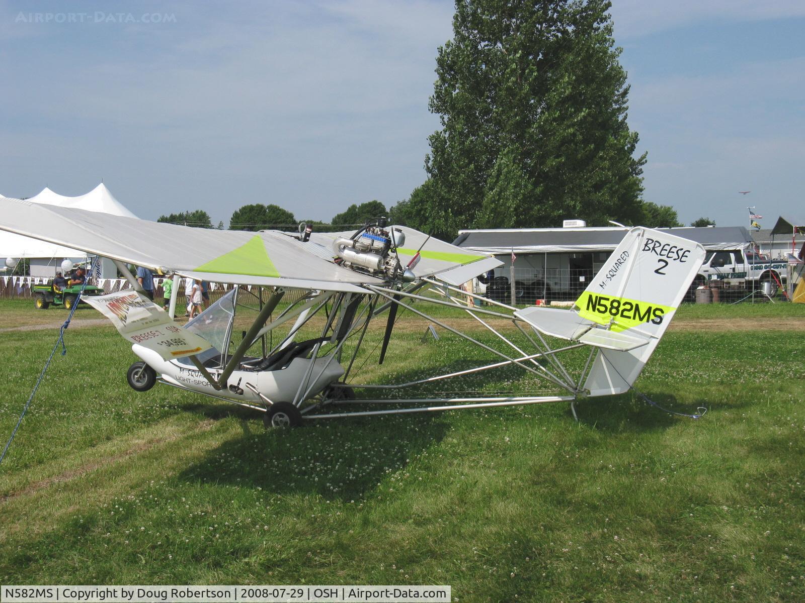 N582MS, 2008 M-Squared Breese 2 C/N 000721, M-Squared BREESE 2 Ultralight, Rotax 503 2 cylinder two-stroke 52 Hp