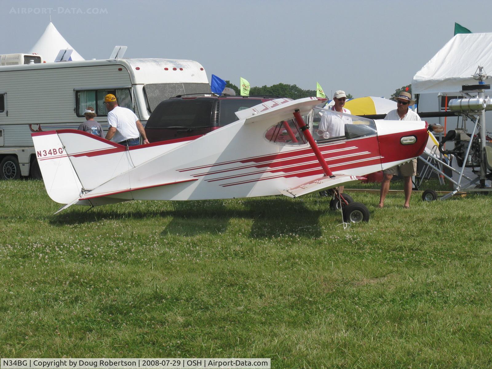N34BG, Sorrell SNS-7 Hiperbipe C/N 1, Garrett SORRELL HYPERBIPE EXP 2, Rotax