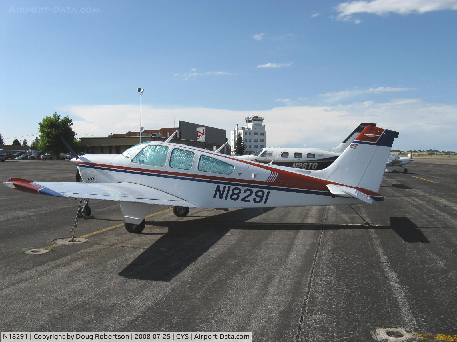 N18291, 1977 Beech F33A Bonanza C/N CE-724, 1977 Beech F33A BONANZA, Continental IO-520-B 285 Hp