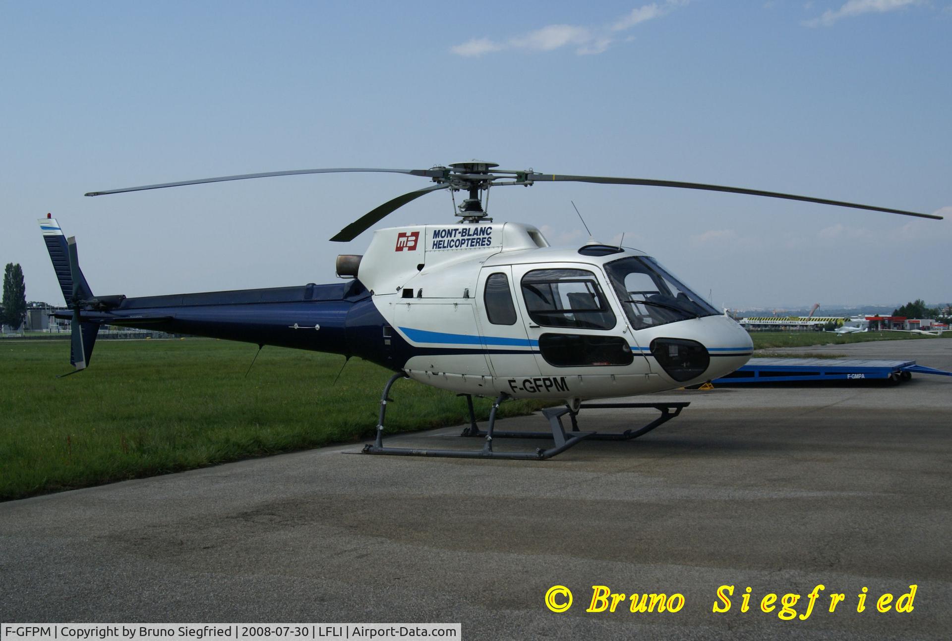 F-GFPM, Aerospatiale AS-350BA Ecureuil C/N 1833, Annemasse Airport