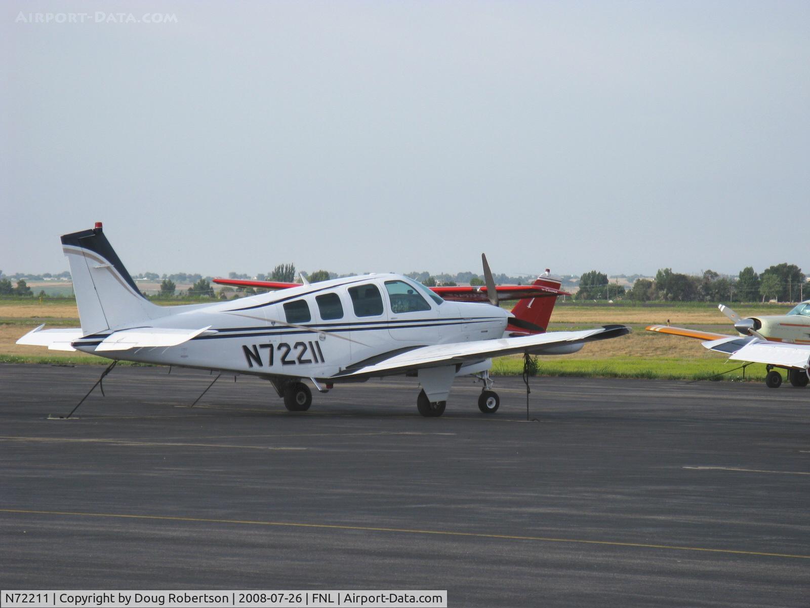 N72211, 1984 Beech A36 Bonanza 36 C/N E-2218, 1984 Beech A36 BONANZA, Continental IO-520 285 Hp