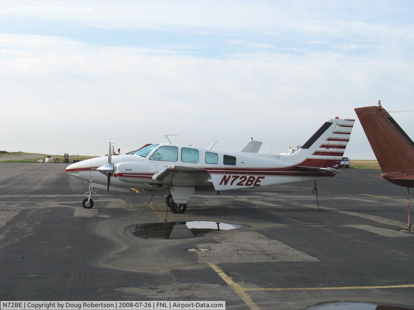 N72BE, 1972 Beech 58 Baron C/N TH-243, 1972 Beech 58 BARON, two Continental IO-520-C 285 Hp each