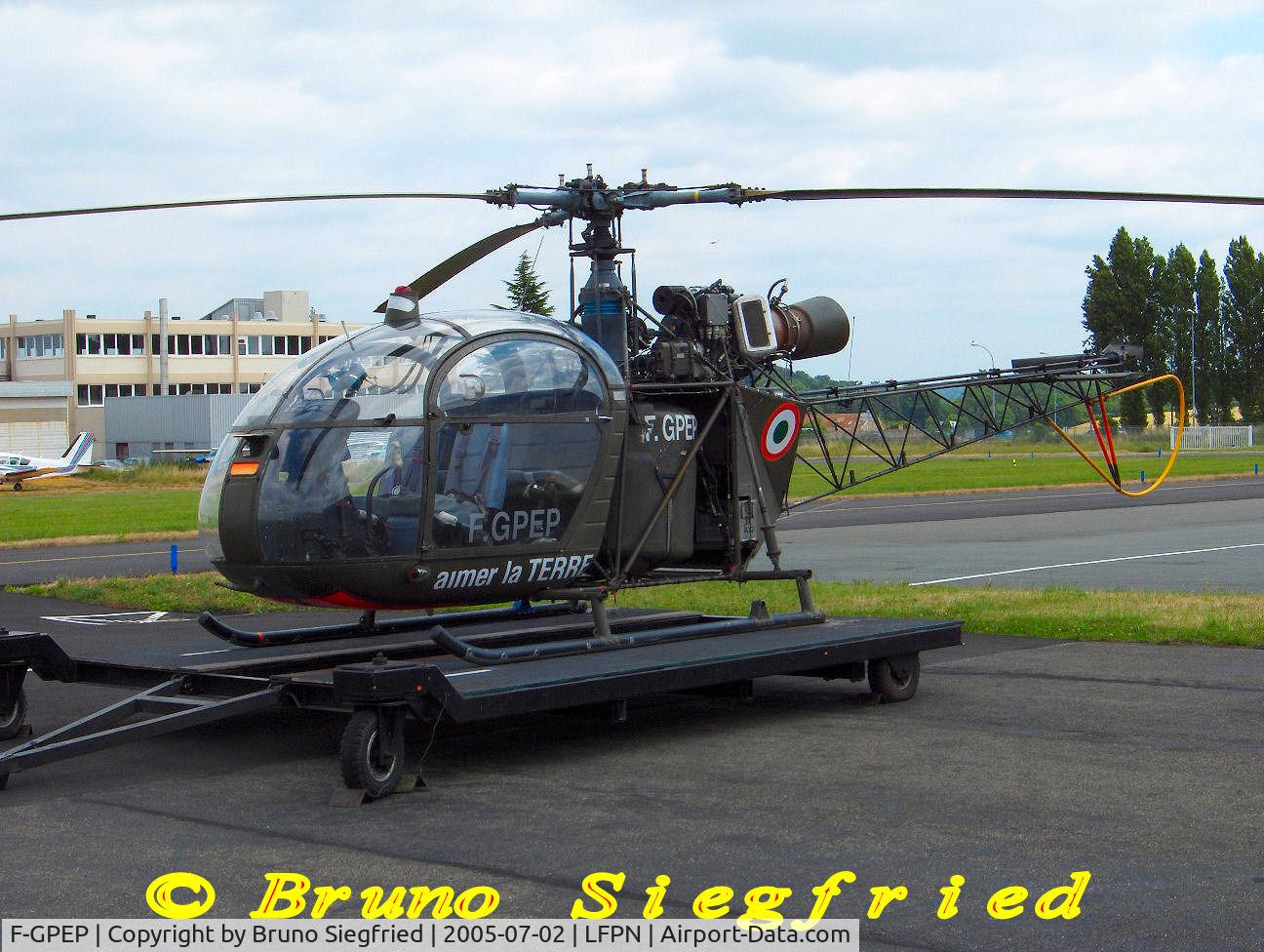 F-GPEP, Sud SE-3130 Alouette II C/N 1322, Toussus-le-Noble Airport