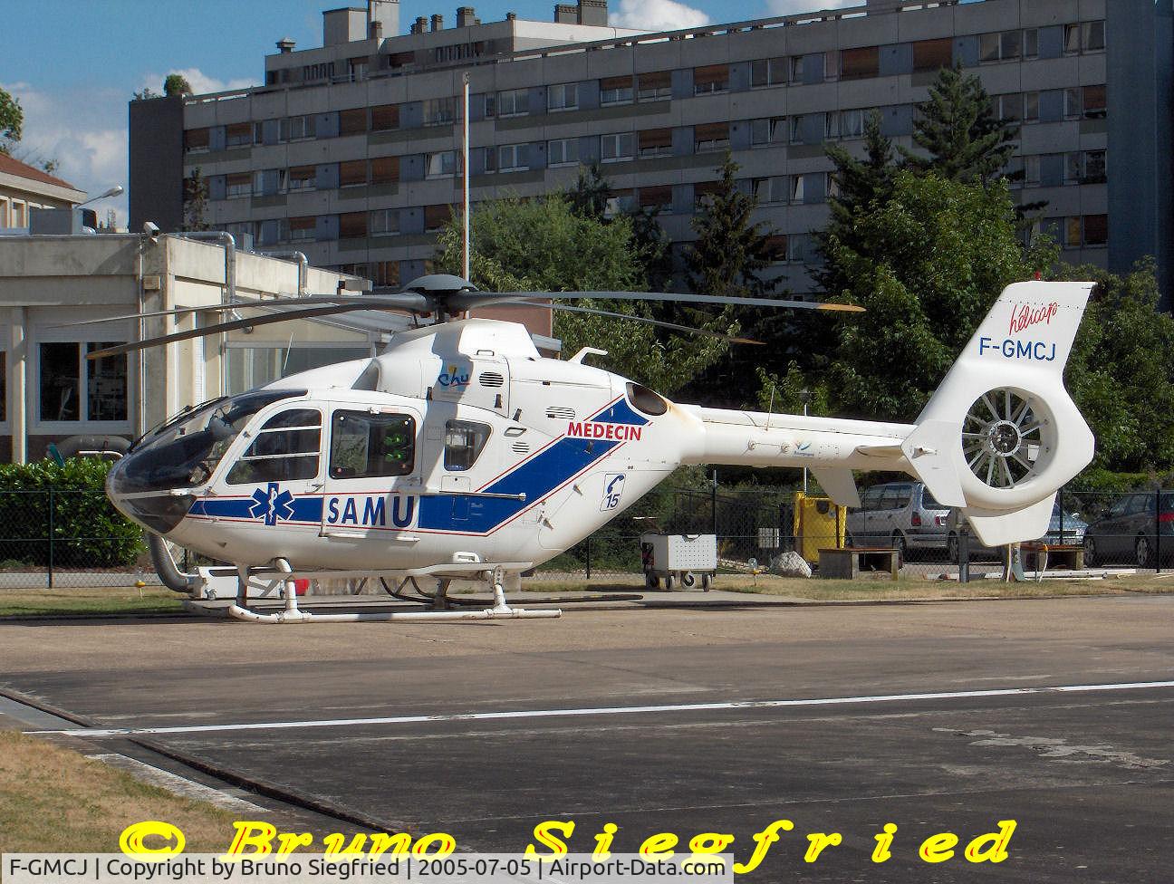F-GMCJ, Eurocopter EC-135T-1 C/N 0020, Dijon Hospital